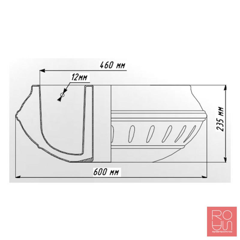 Jardinera per fanal MF600